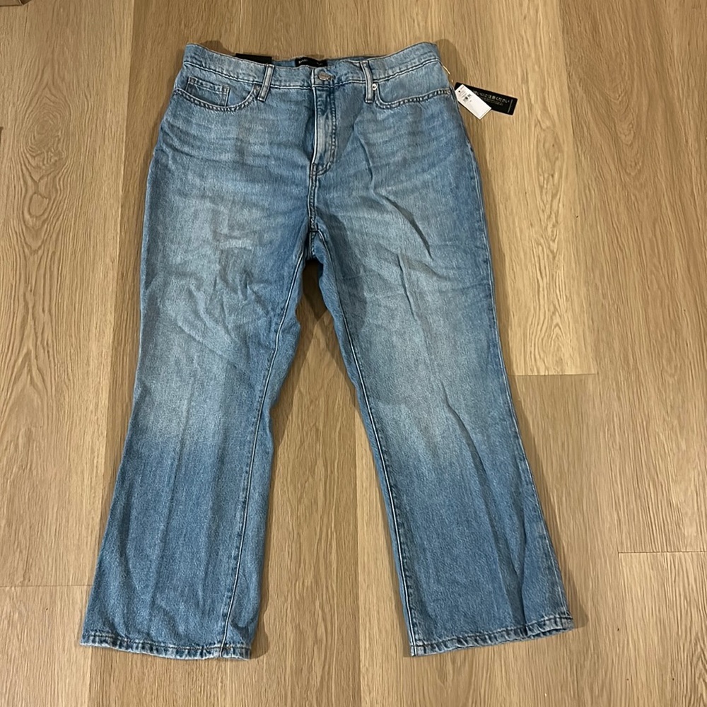 Banana Republic Flare Crop Jeans light wash